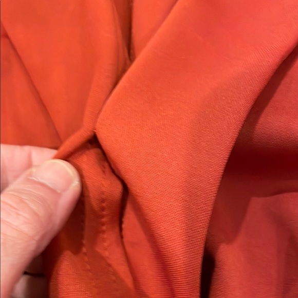 Grace Karin Elegant Rust Peplum Blouse/blazer Small - Picture 6 of 7